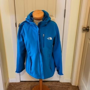 Northface XL coat, removable hood,  fleece lining